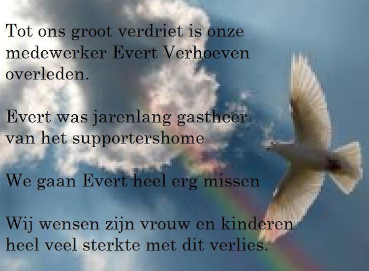 In Memoriam Evert Verhoeven