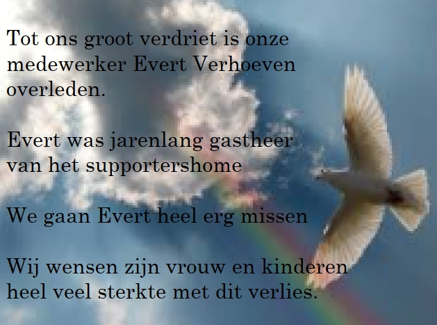 In Memoriam Evert Verhoeven