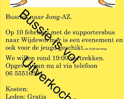 Busreis naar Jong-AZ