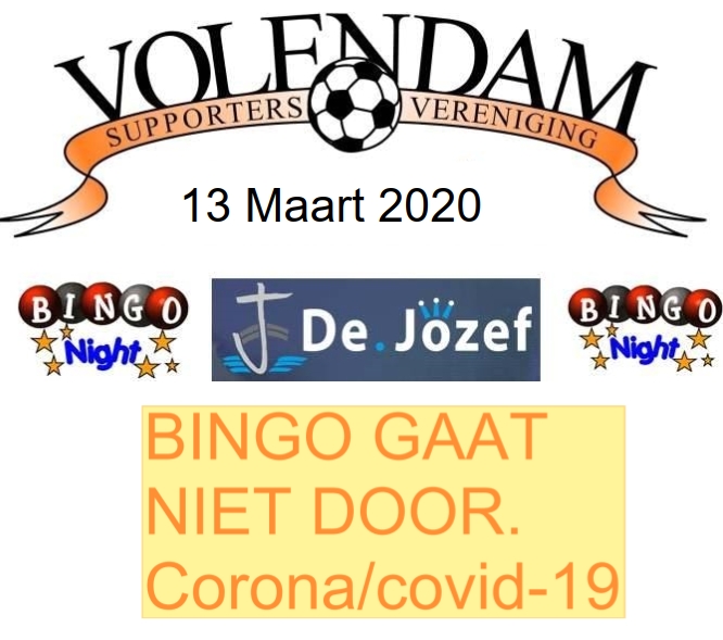 Bingo 13 maart