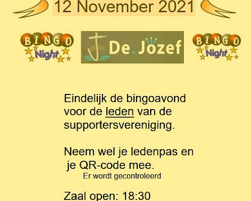 Bingo 12-11-2021 in de Jozef