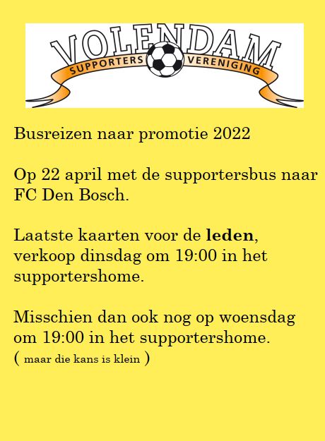 Busreizen FC Den Bosch